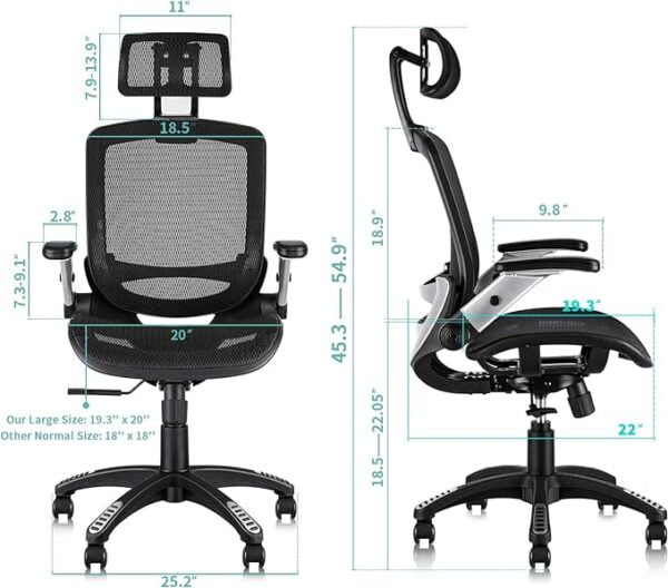 GABRYLLY Ergonomic Mesh Office Chair