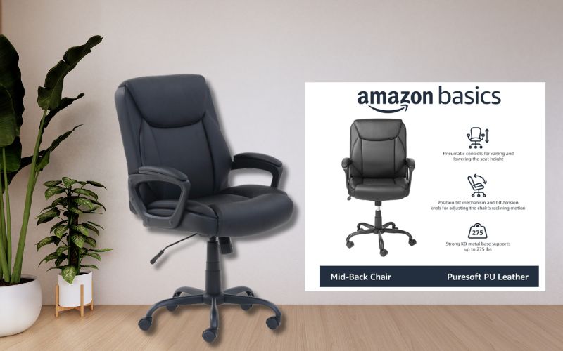 Amazon Basics Office Black Chair